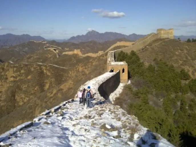 Chinese Muur bij Jinshaling Beijing